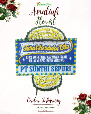 Papan Bunga Duka di Bincar