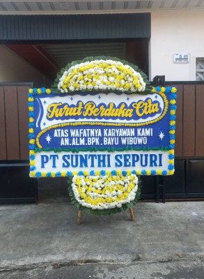 Papan Bunga Duka di Bincar