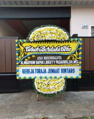 Papan Bunga Duka di Bincar